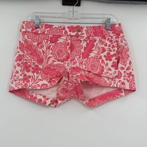 Jcrew pink floral shorts 6